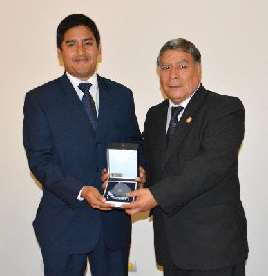ceremonia de clausura del V Diplomado de Prevencion de Riesgos Laborales